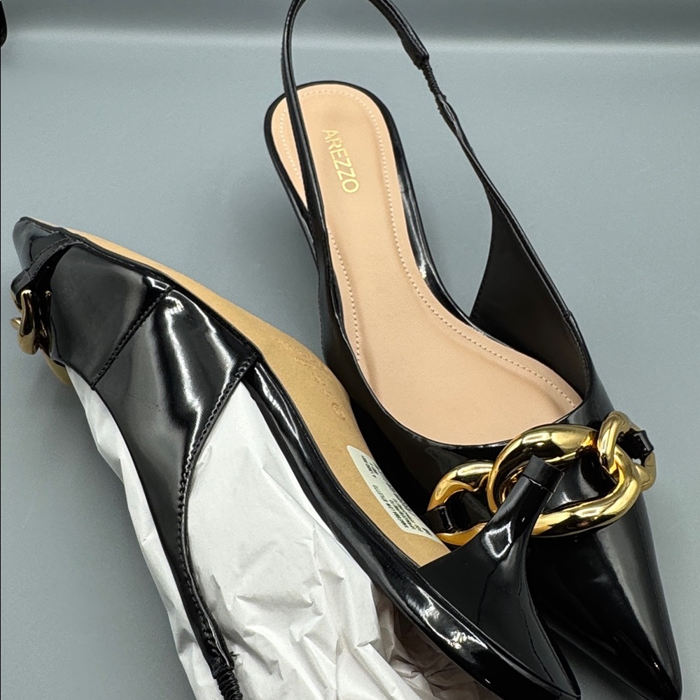 Vanessa Pointed Toe Slingback Sandal by Arezzo - Picture 5 of 5